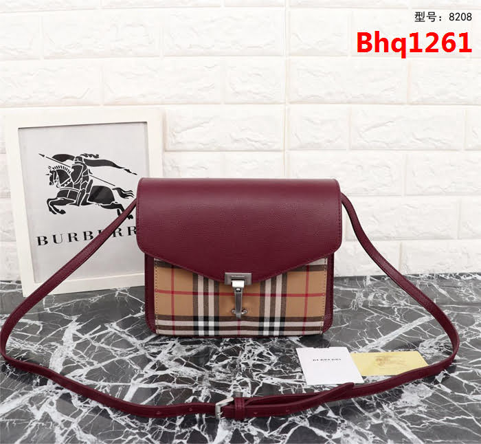 BURBERRY巴寶莉 原單 新款爆款 斜背包 卸下斜背帶兼作手拿包 8208  Bhq1261