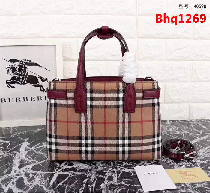 BURBERRY巴寶莉 新款 托特包款 班納手袋 可手提肩背 40598  Bhq1269