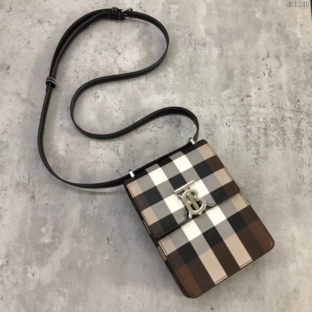 Burberry專櫃新款包包 巴寶莉Robin洛賓包 Burberry手機包小挎包  db1246