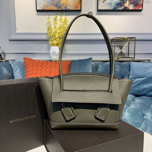 Bottega Veneta女包 純銅五金 寶緹嘉單肩女包 BV小號手提包 壓紋牛皮手拎包  gxz1069