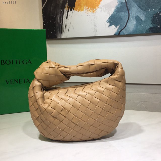 Bottega veneta高端女包 98080 寶緹嘉小號羊皮手工編織女包 BV爆款jodie新版本2代編織打結圓形hobo包  gxz1141