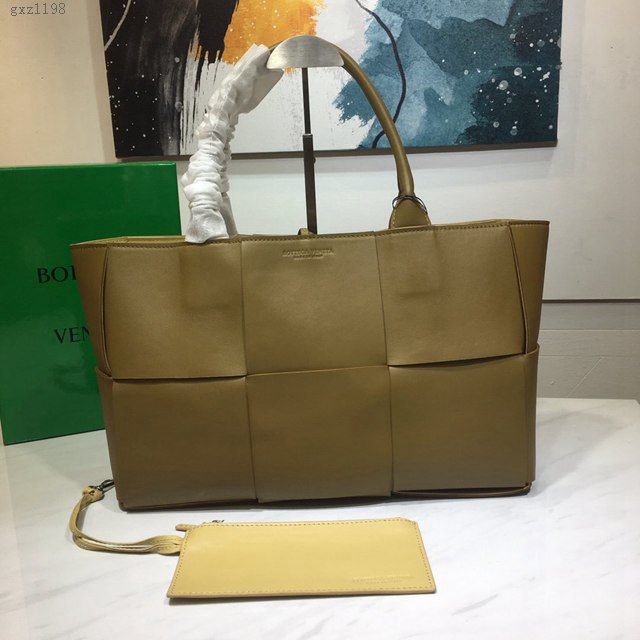 Bottega veneta高端女包 寶緹嘉大容量購物袋 BV新款純手工編織手提包  gxz1198