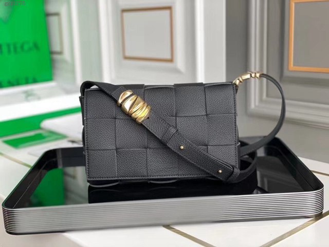 Bottega veneta高端女包 KF0017荔枝紋 寶緹嘉CASSETTE新款荔枝紋牛皮女包 BV經典款單肩斜挎包  gxz1276