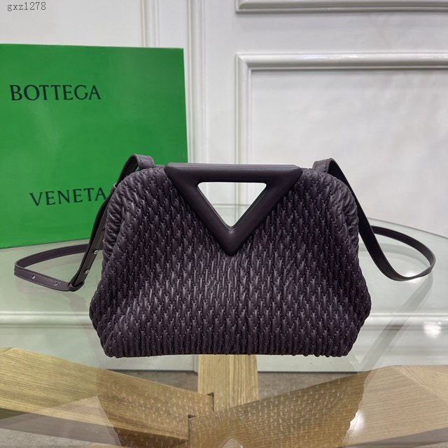 Bottega veneta高端女包 8546B BV寶緹嘉2021包包最新triangle倒三角手提單肩斜挎包三角包  gxz1278