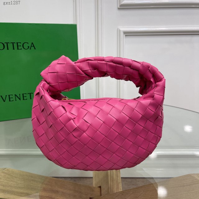 Bottega veneta高端女包 98080小號 寶緹嘉最新編織打結圓形hobo包 BV爆款jodie新版本2代編織女包  gxz1287