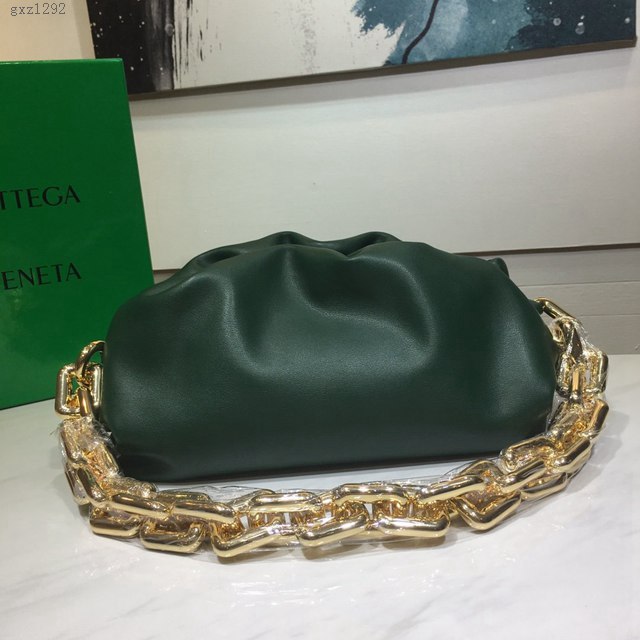 Bottega veneta高端女包 98078 寶緹嘉The pouch手拿肩背包 BV經典款鏈雲條朵包  gxz1292