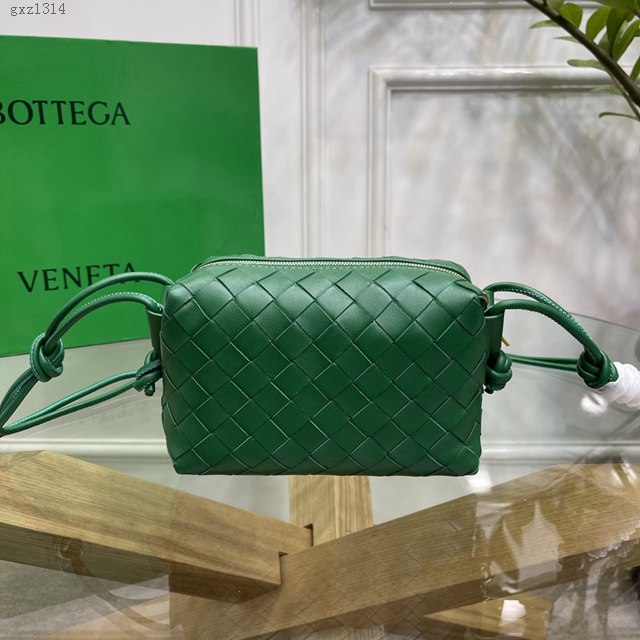 Bottega veneta高端女包 98090 寶緹嘉新款編織小方包 BV經典款編織小號肩背女包  gxz1314