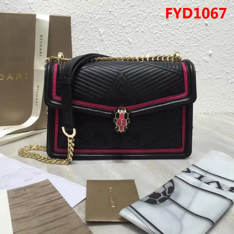 BVLGARI寶格麗 2018專櫃新型蛇頭包 蛇形繡線限定款 Serpenti Forever系列 286628 FYD1067