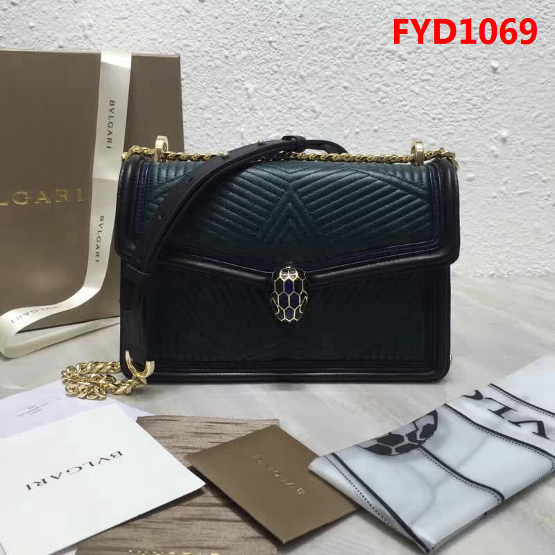 BVLGARI寶格麗 2018專櫃新型蛇頭包 蛇形繡線限定款 Serpenti Forever系列 286628 FYD1069