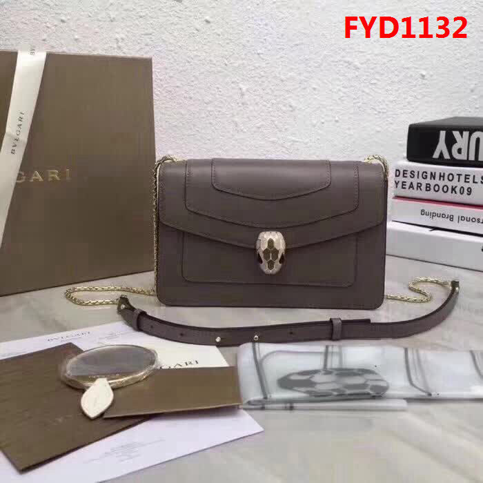 BVLGARI寶格麗 進口牛皮系列 時尚百搭 單肩斜挎包 39174 FYD1132