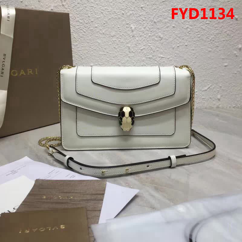 BVLGARI寶格麗 進口牛皮系列 時尚百搭 單肩斜挎包 39174 FYD1134