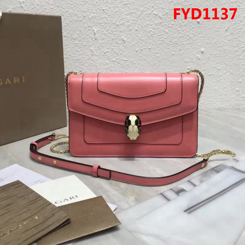 BVLGARI寶格麗 進口牛皮系列 時尚百搭 單肩斜挎包 39174 FYD1137