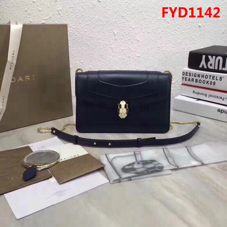 BVLGARI寶格麗 進口牛皮系列 時尚百搭 單肩斜挎包 39174 FYD1142
