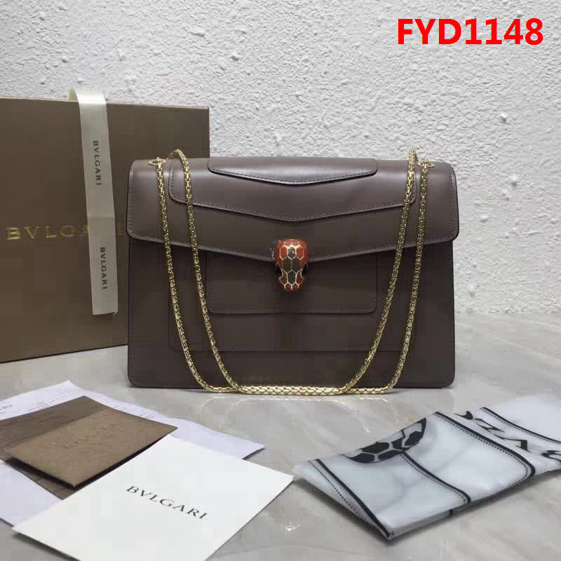 BVLGARI寶格麗 升級版進口牛皮 時尚百搭 單肩斜挎包 35106 FYD1148