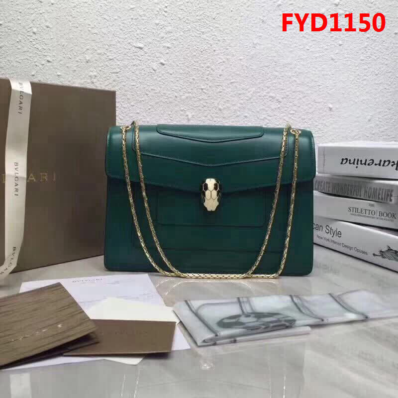 BVLGARI寶格麗 升級版牛皮 時尚百搭 單肩斜挎包 祖母綠 35106 FYD1150
