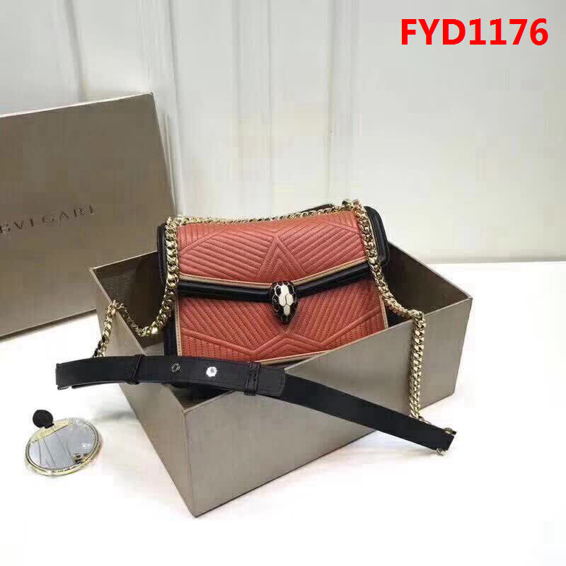 BVLGARI寶格麗 2018專櫃新型蛇頭包 蛇形繡線限定款 Serpenti Forever系列 286628 FYD1176