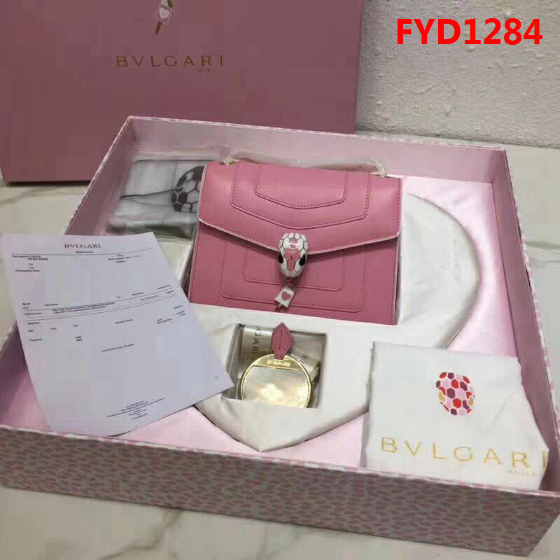 BVLGARI寶格麗 閃電吊墜限量款 手提單肩斜挎鏈條包  FYD1284