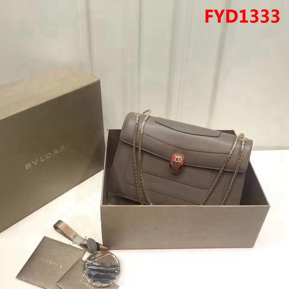 BVLGARI寶格麗 專櫃同步新款 Serpenti雙層琺瑯蛇頭包 鏈條單肩斜挎包 B35362 FYD1333