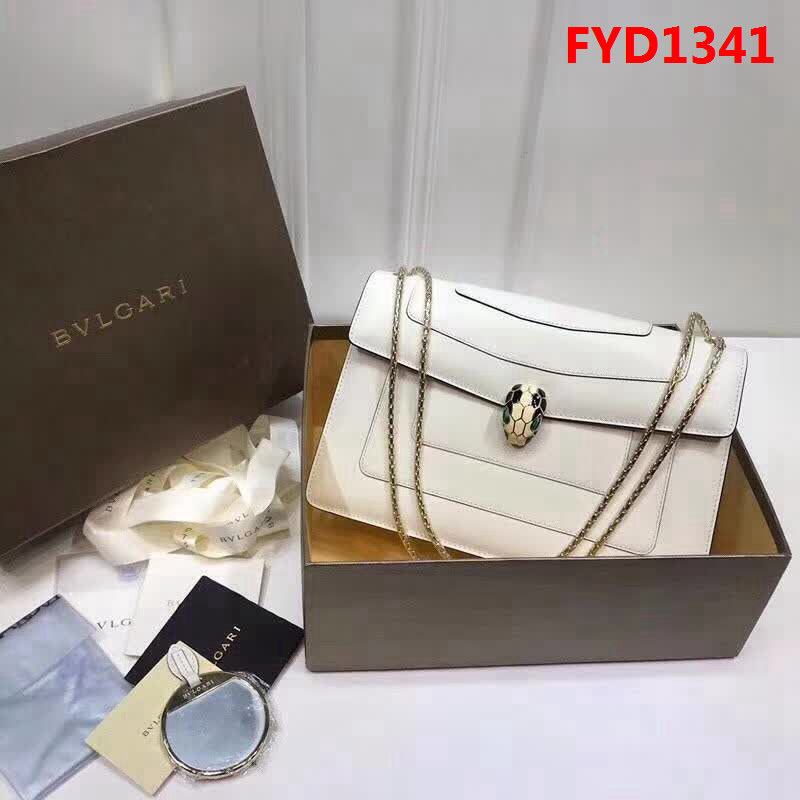 BVLGARI寶格麗 專櫃同步新款 Serpenti雙層琺瑯蛇頭包 鏈條單肩斜挎包 B35362 FYD1341
