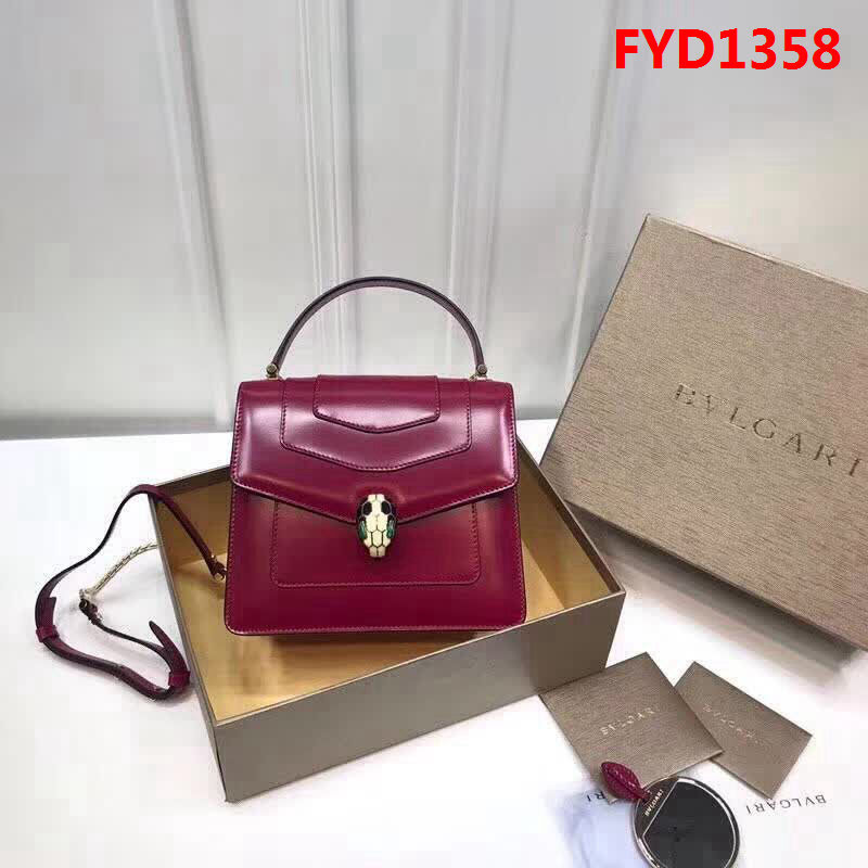 BVLGARI寶格麗 專櫃新款 蛇頭扣環 三層琺瑯蛇頭包 可手提肩背斜挎 B38329 FYD1358