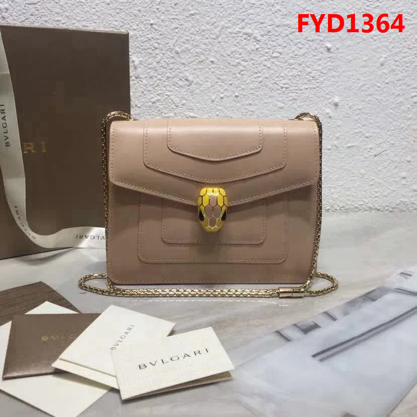 BVLGARI寶格麗 同步專櫃 最新款單層蛇頭包 鏈條單肩斜挎包 34559 FYD1364