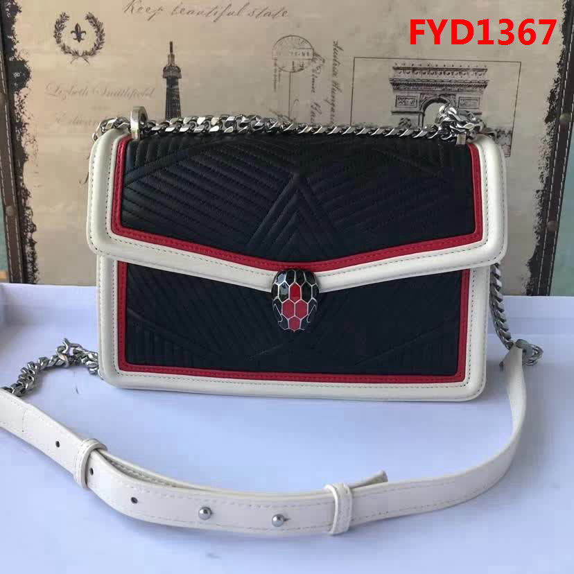BVLGARI寶格麗 2018專櫃新型蛇頭包 蛇形繡線限定款 Serpenti Forever系列 286628 FYD1367
