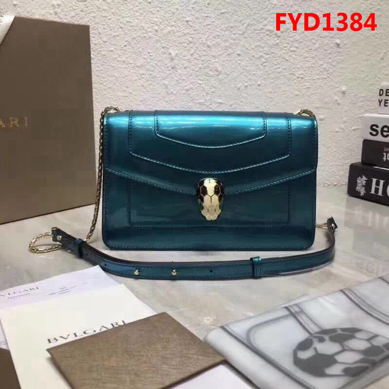 BVLGARI寶格麗 漆皮系列 時尚百搭 單層單鏈 單肩斜挎包 39174 FYD1384