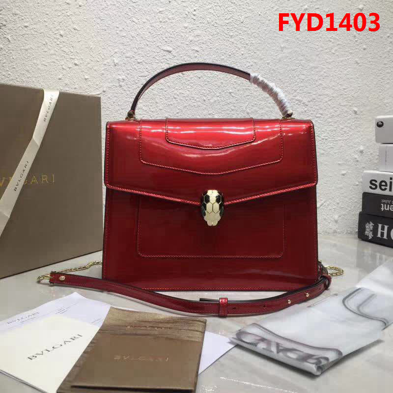 BVLGARI寶格麗 3層大號蛇頭包 頂級漆皮 手提單肩斜挎包 38629 FYD1403