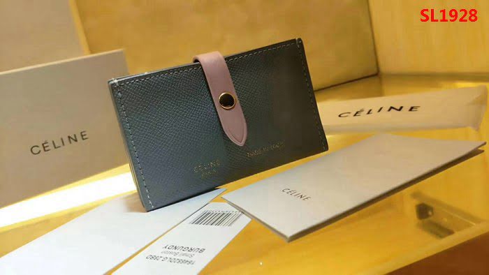 CELINE賽琳原單 撞色系列 小牛皮風琴卡包 4167 SL1928