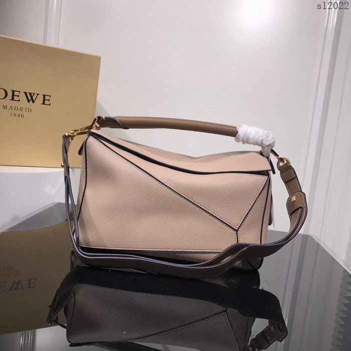 LOEWE女包 0153 專櫃同步 荔枝紋牛皮 羅意威單肩包 女手提包 明星同款  sl2022