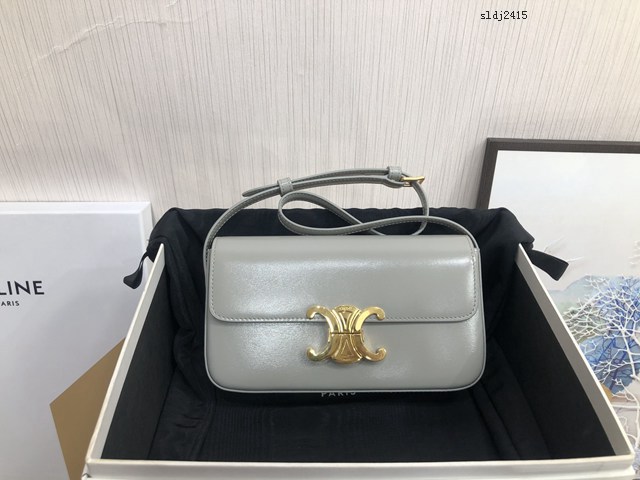 Celine專櫃2022新款Triomphe Shoulder Bag 194143 賽琳最新款凱旋門腋下包 sldj2415