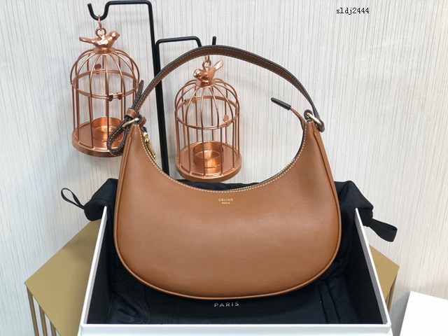 Celine專櫃2023新款AVA柔軟牛皮革手袋 賽琳AVA腋下包肩背手提女包 sldj2444