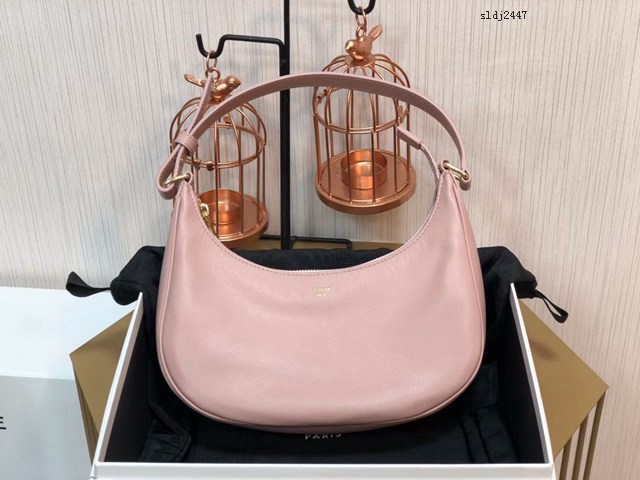 Celine專櫃2023新款AVA柔軟牛皮革手袋 賽琳AVA腋下包肩背手提女包 sldj2447