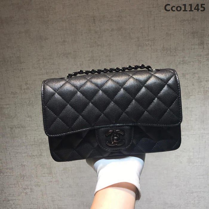 CHANEL香奈兒 独家背景实拍 cf经典1116#mini款 最顶级版本 最新细球纹原厂小牛皮 纯钢五金 時尚百搭 鏈條單肩斜挎包  Cco1145