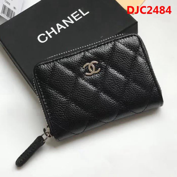 CHANEL香奈兒 經典cf拉鏈卡包 顆粒壓花牛皮 A69271  DJC2484