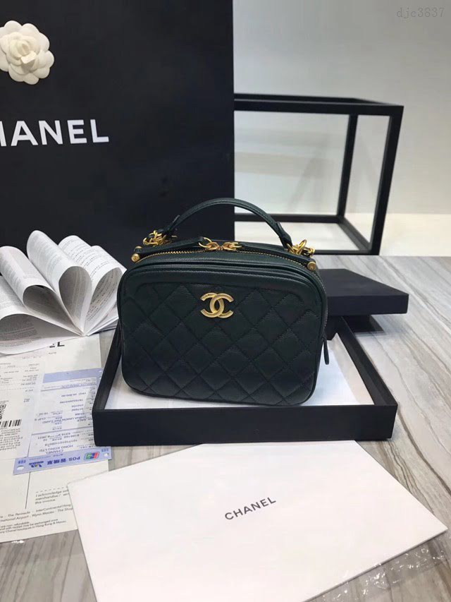 Chanel女包 A57905 香奈兒最新款 時尚手提單肩斜挎女包 鏈條化妝包  djc3837