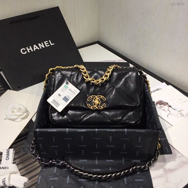 Chanel女包 Chanel秋冬19Bag 小香迷菱格紋 Chanel口蓋包 Chanel鏈條包手拎斜挎包  djc3910