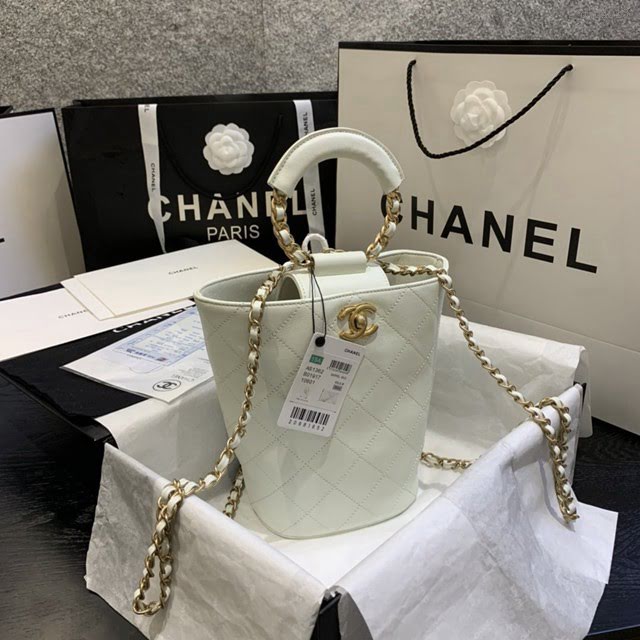 Chanel女包 AS1362# 2020新款 水桶背包系列 香奈兒肩背女包 可手提  djc4013