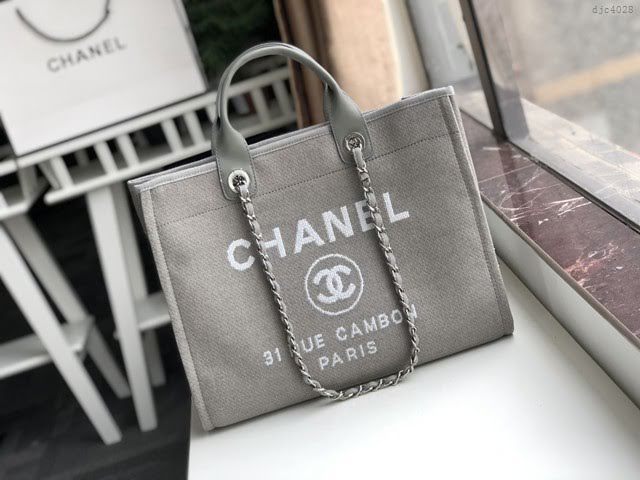 Chanel女包 66941 香奈兒經典款沙灘包 Chanel帆布購物袋  djc4028