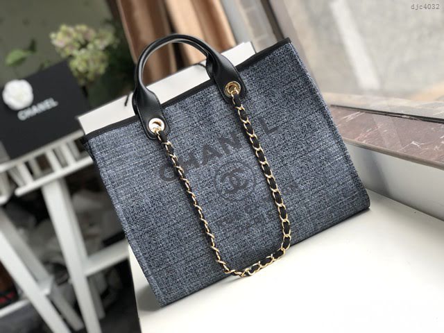 Chanel女包 66941 香奈兒經典款沙灘包 Chanel帆布購物袋  djc4032