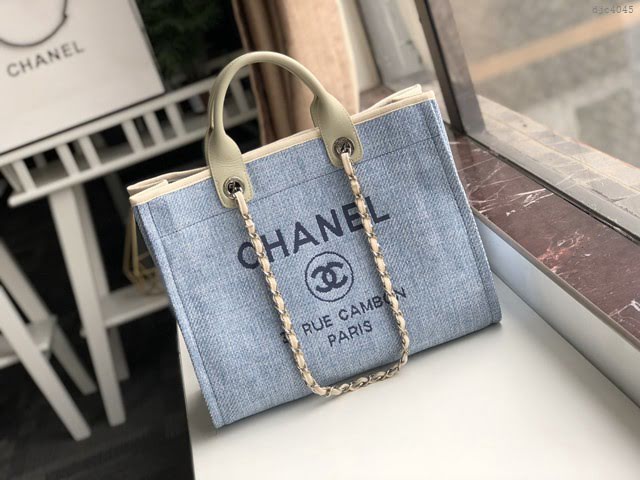 Chanel女包 66941 香奈兒經典款沙灘包 Chanel帆布購物袋  djc4045