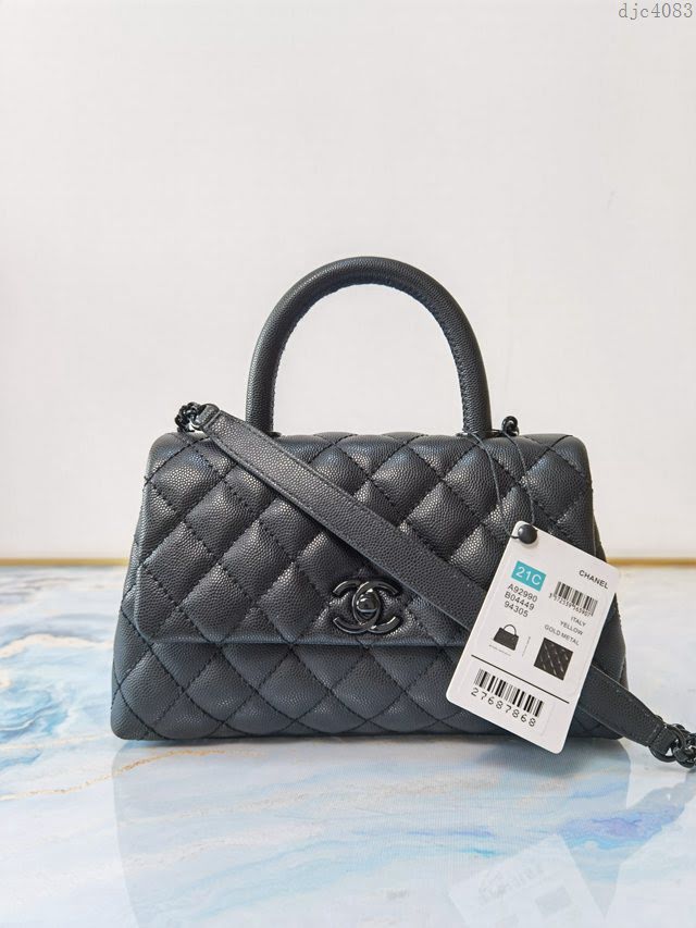 Chanel女包 香奈兒專櫃2021最新款COCO王炸款 Chanel手拎單肩斜挎包 92991  djc4083