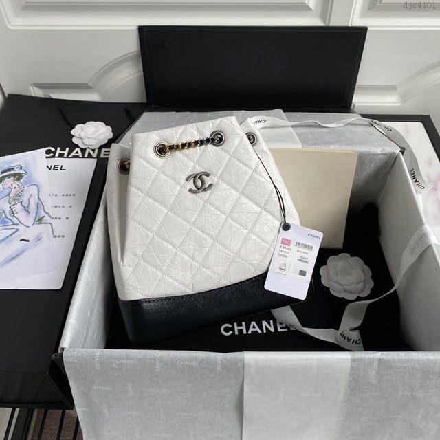 Chanel女包 香奈兒專櫃爆款Gabrielle流浪背包  Chanel金銀鏈條復古背包 94485  djc4101