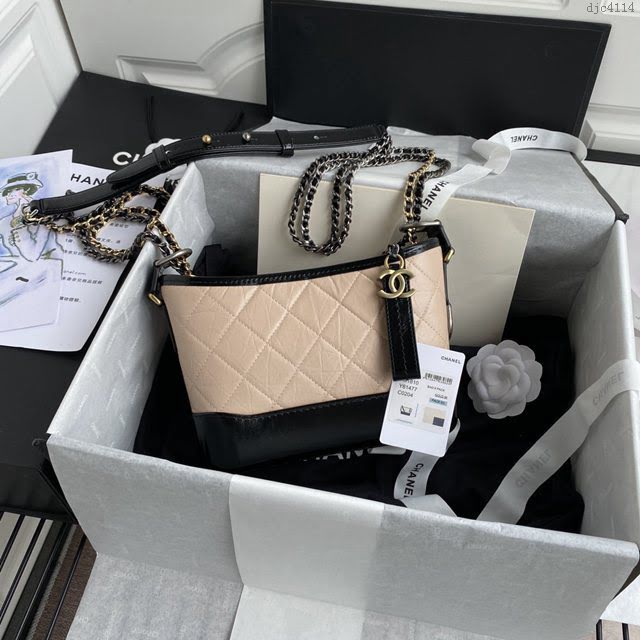 Chanel女包 香奈兒專櫃最新款Gabrielle包 Chanel肩背斜挎小號流浪包  djc4114