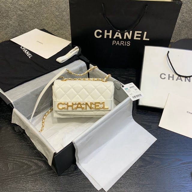 Chanel女包 香奈兒專櫃春夏爆款單肩斜挎字母包 Chanel牛皮口蓋包 AS1490  djc4347