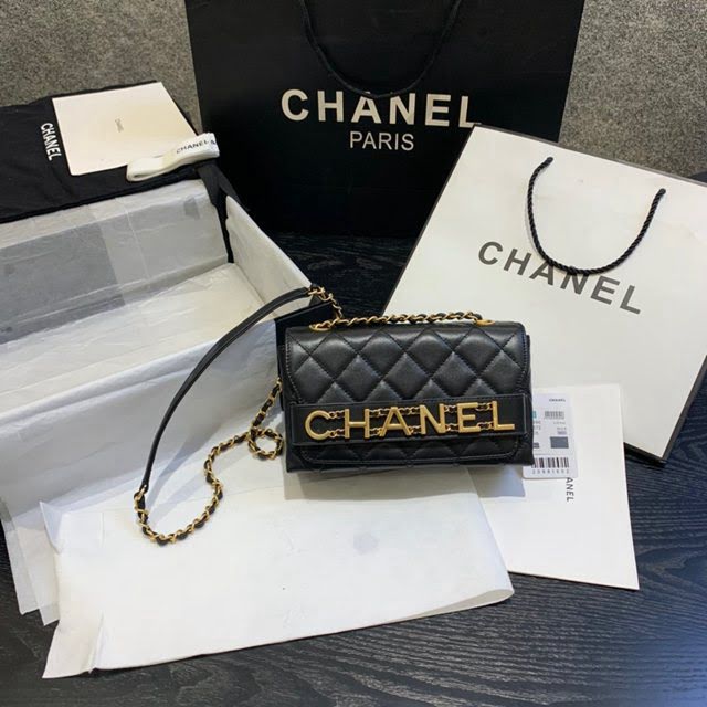 Chanel女包 香奈兒專櫃春夏爆款單肩斜挎字母包 Chanel牛皮口蓋包 AS1490  djc4348