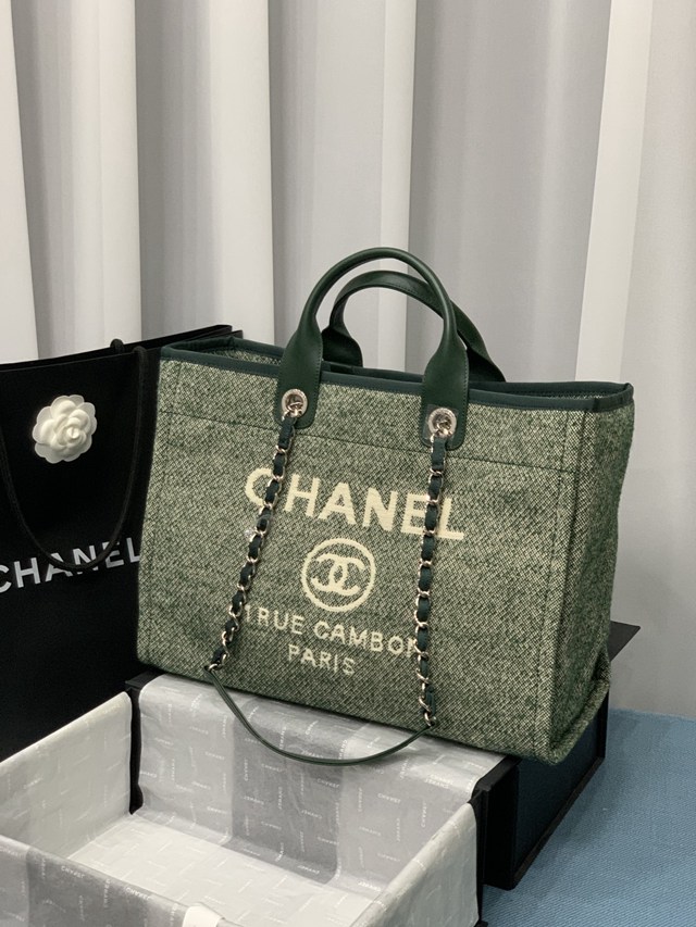 Chanel專櫃經典旅遊購物袋系列女包 香奈兒秋冬新色大號中小號沙灘牛仔帆布包 djc5786