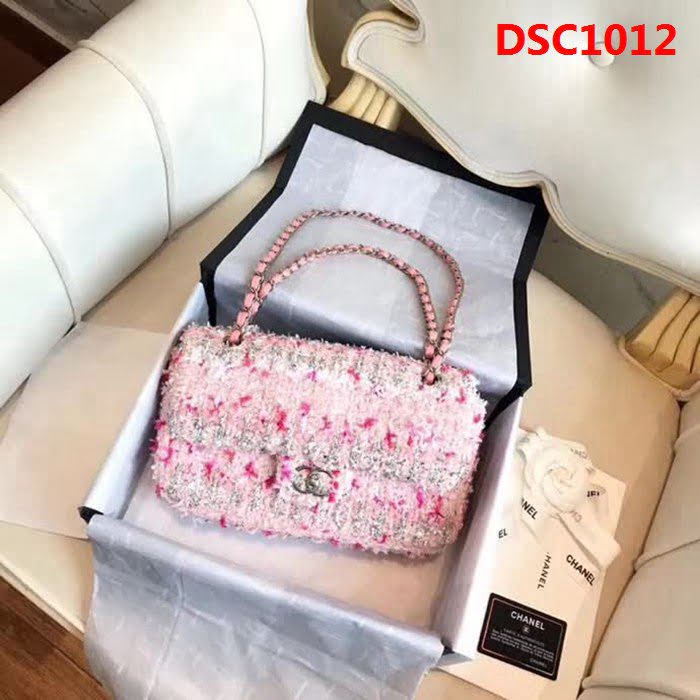 香奈兒CHANEL2018原單新品Chane*進口針織軟呢cf 全鋼五金 DSC1012