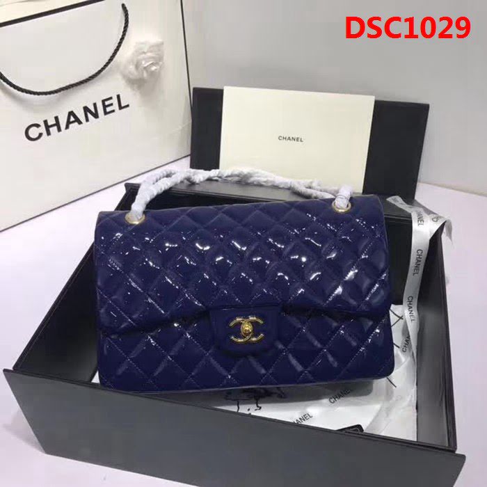 香奈兒CHANEL 升級版A1113全新經典金銀鏈條單肩斜挎包 DSC1029