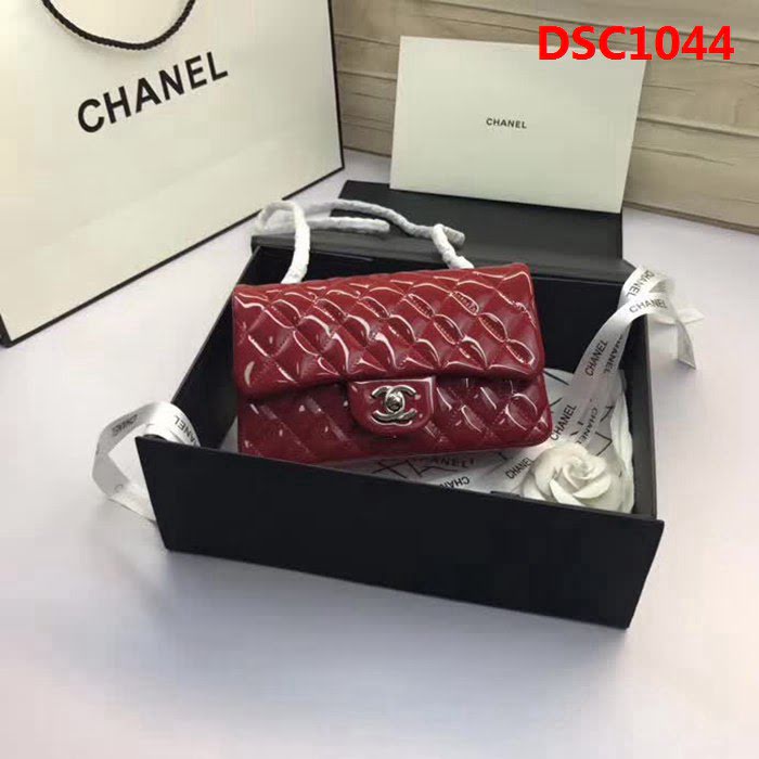 香奈兒CHANEL 升級版A1116小羊皮金銀鏈條單肩斜挎包 DSC1044